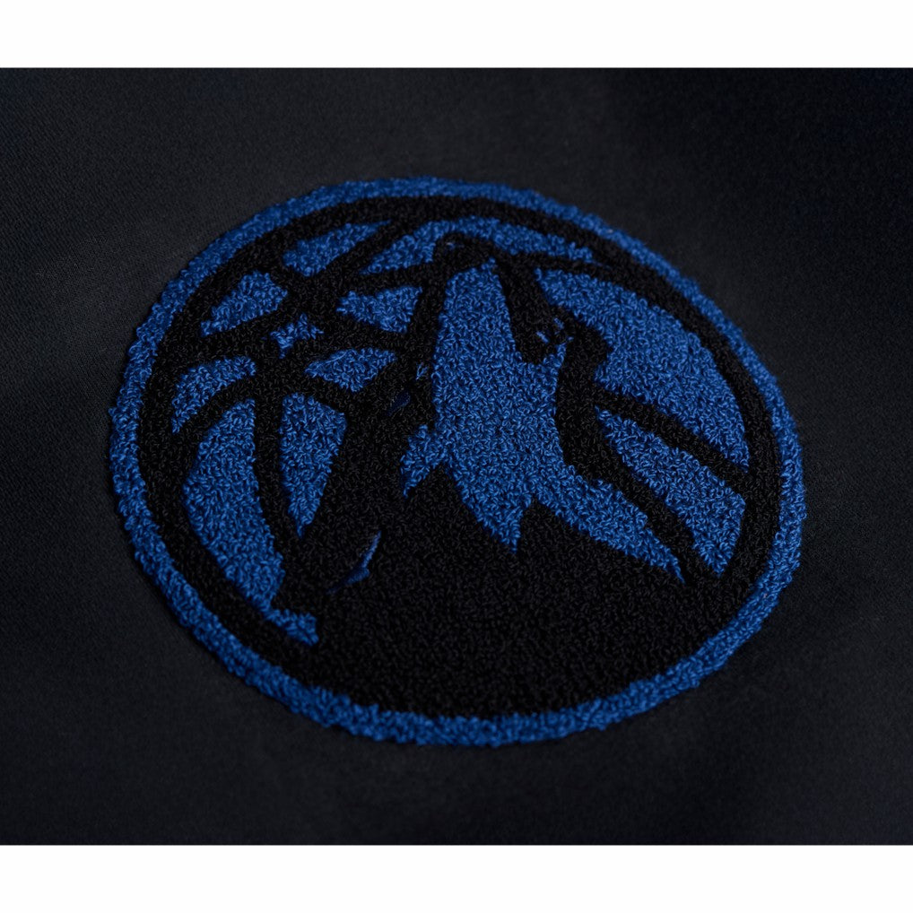 Black Minnesota Timberwolves Stadium Essentials Unisex Club Level Chenille Sweatshirt | NBA