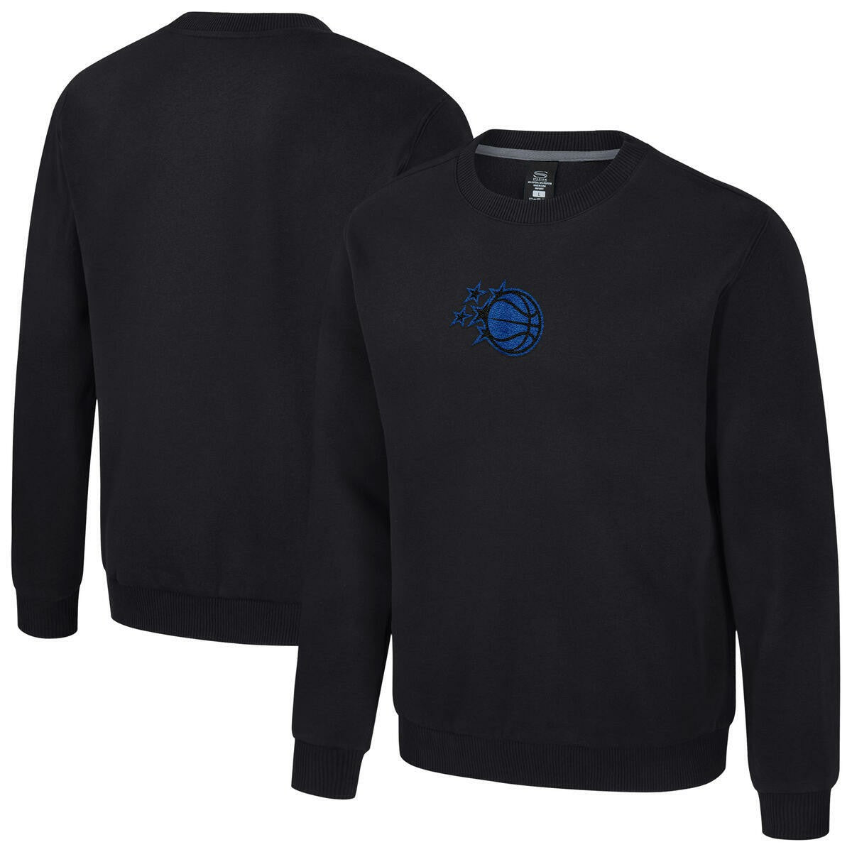 Black Orlando Magic Stadium Essentials Unisex Club Level Chenille Sweatshirt | NBA