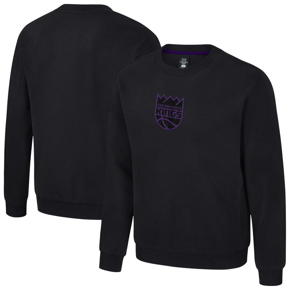 Black Sacramento Kings Stadium Essentials Unisex Club Level Chenille Sweatshirt | NBA