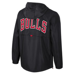 Black Chicago Bulls Stadium Essentials Unisex Compete Quarter-Zip Hoodie Jacket | NBA