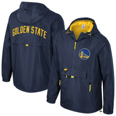 Navy Golden State Warriors Stadium Essentials Unisex Compete Quarter-Zip Hoodie Jacket sale | NBA