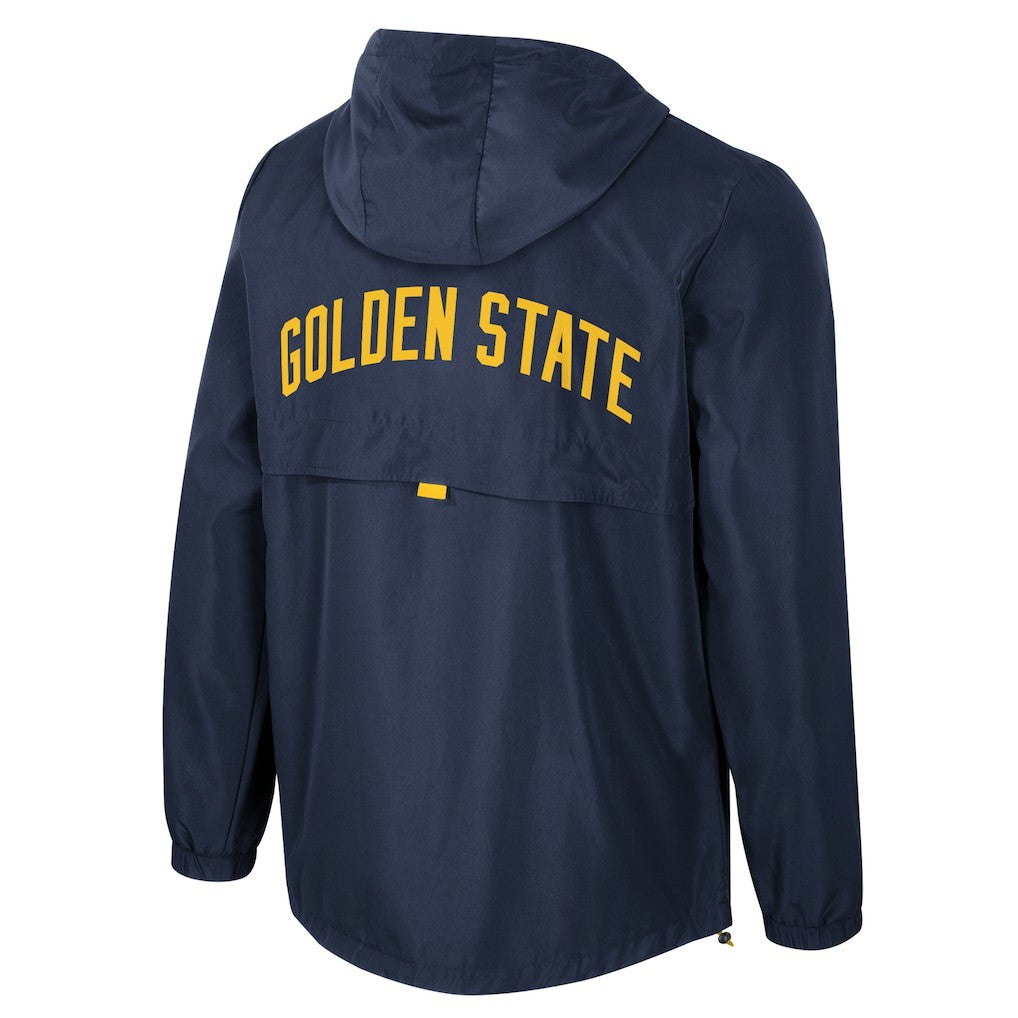Navy Golden State Warriors Stadium Essentials Unisex Compete Quarter-Zip Hoodie Jacket sale | NBA