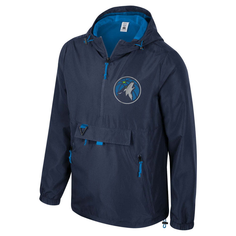 Navy Minnesota Timberwolves Stadium Essentials Unisex Compete Quarter-Zip Hoodie Jacket | NBA