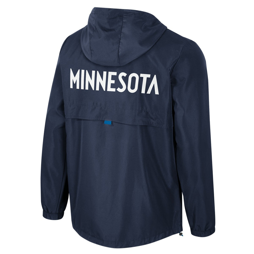 Navy Minnesota Timberwolves Stadium Essentials Unisex Compete Quarter-Zip Hoodie Jacket | NBA