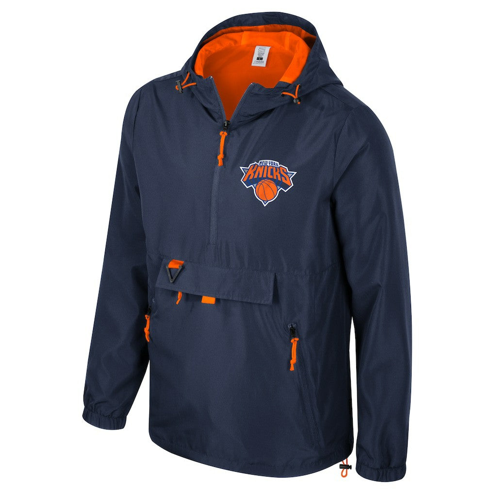 Blue New York Knicks Stadium Essentials Unisex Compete Quarter-Zip Hoodie Jacket | NBA