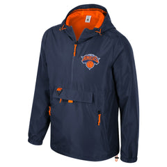 Blue New York Knicks Stadium Essentials Unisex Compete Quarter-Zip Hoodie Jacket | NBA