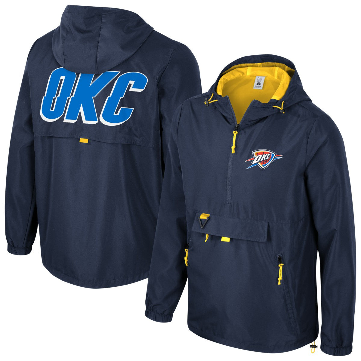 Blue Oklahoma City Thunder Stadium Essentials Unisex Compete Quarter-Zip Hoodie Jacket | NBA