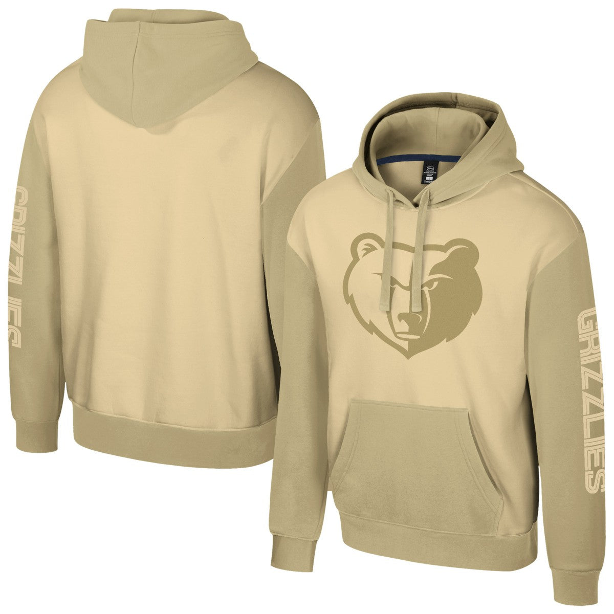 Khaki Memphis Grizzlies Stadium Essentials Unisex Rafters Burst Hoodie | NBA
