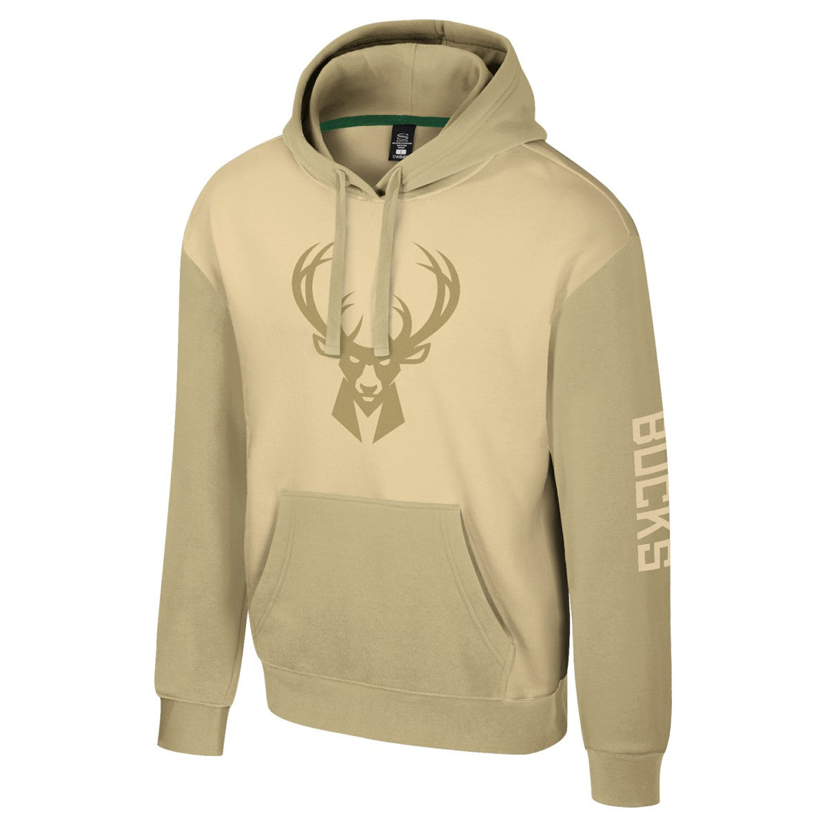 Khaki Milwaukee Bucks Stadium Essentials Unisex Rafters Burst Hoodie | NBA