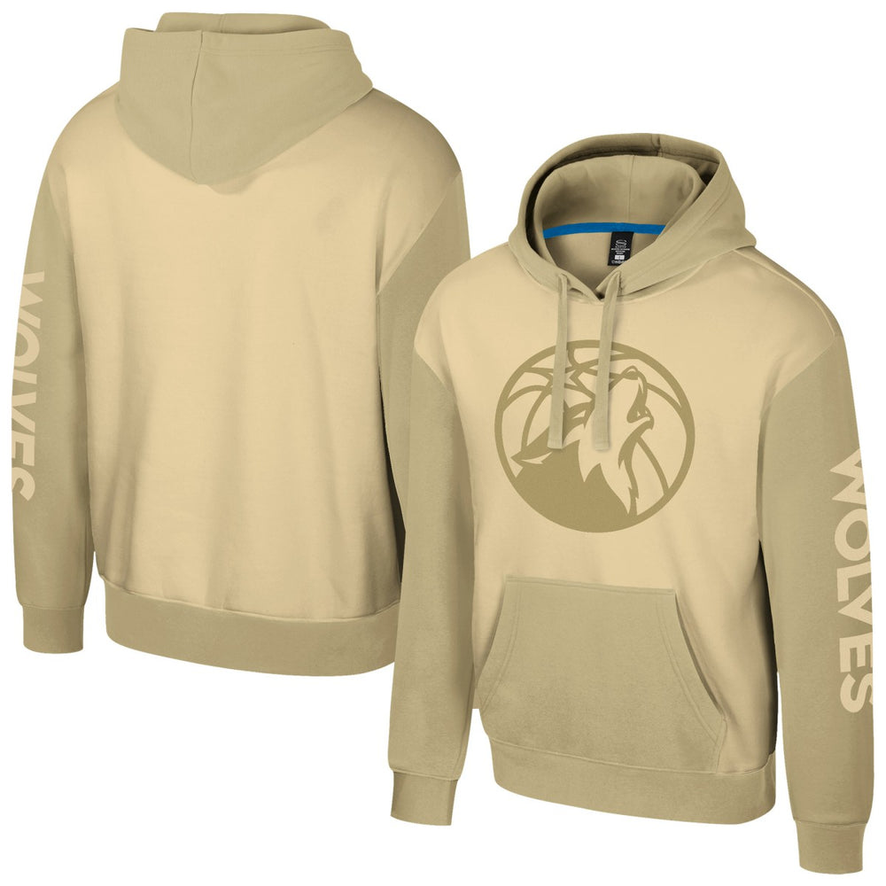 Khaki Minnesota Timberwolves Stadium Essentials Unisex Rafters Burst Hoodie | NBA