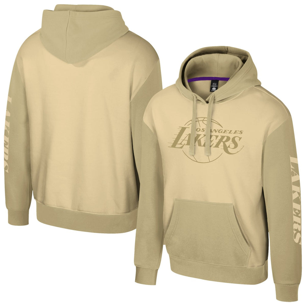 Khaki Los Angeles Lakers Stadium Essentials Unisex Rafters Burst Hoodie | NBA
