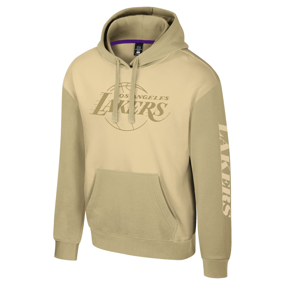 Khaki Los Angeles Lakers Stadium Essentials Unisex Rafters Burst Hoodie | NBA
