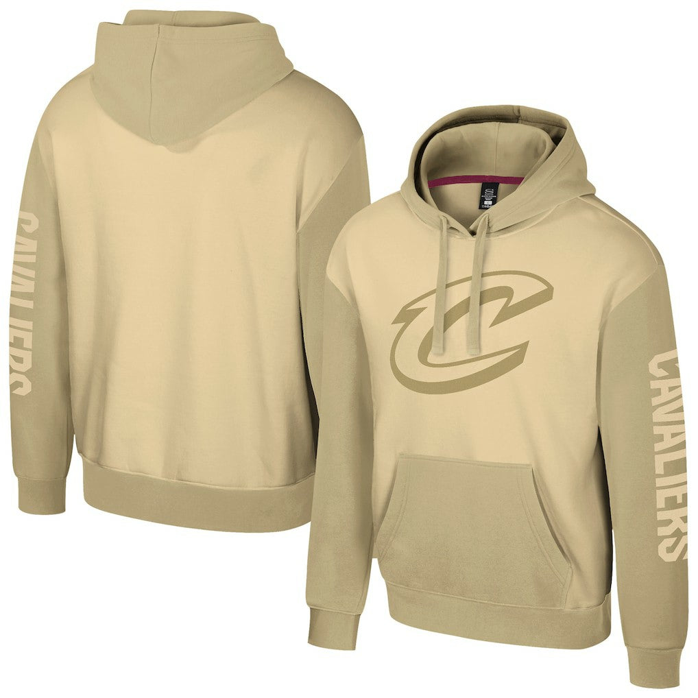 Khaki Cleveland Cavaliers Stadium Essentials Unisex Rafters Burst Hoodie sale | NBA