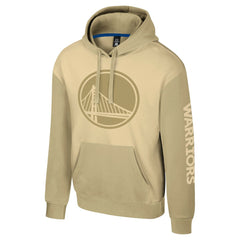 Khaki Golden State Warriors Stadium Essentials Unisex Rafters Burst Hoodie sale | NBA