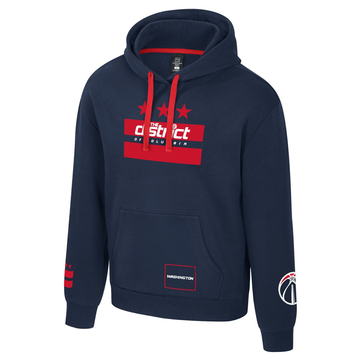 Navy Washington Wizards Stadium Essentials Unisex City Star Hoodie | NBA