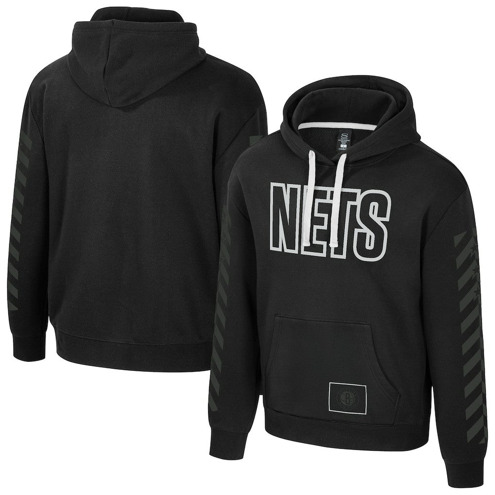 Black Brooklyn Nets Stadium Essentials Unisex City Star Hoodie | NBA
