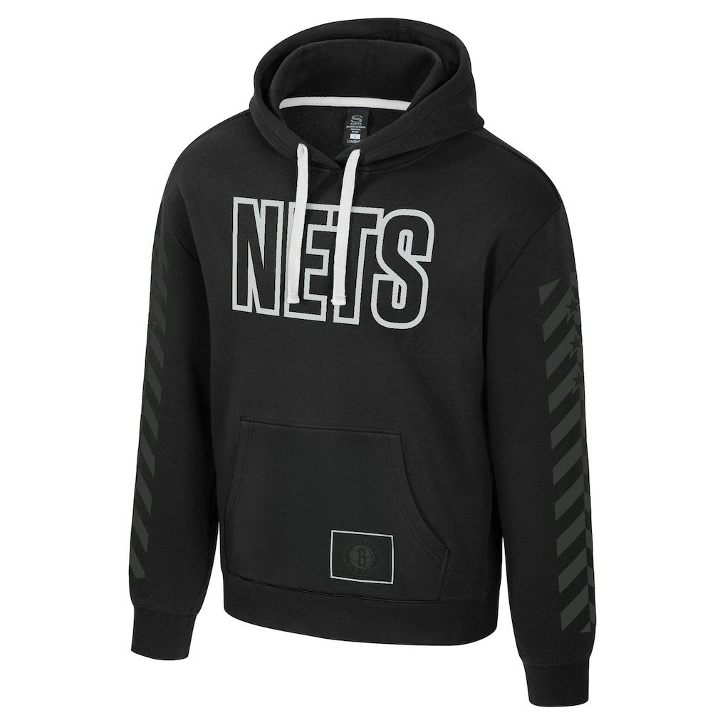 Black Brooklyn Nets Stadium Essentials Unisex City Star Hoodie | NBA