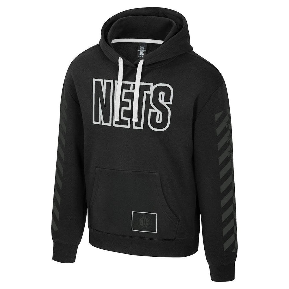 Black Brooklyn Nets Stadium Essentials Unisex City Star Hoodie | NBA