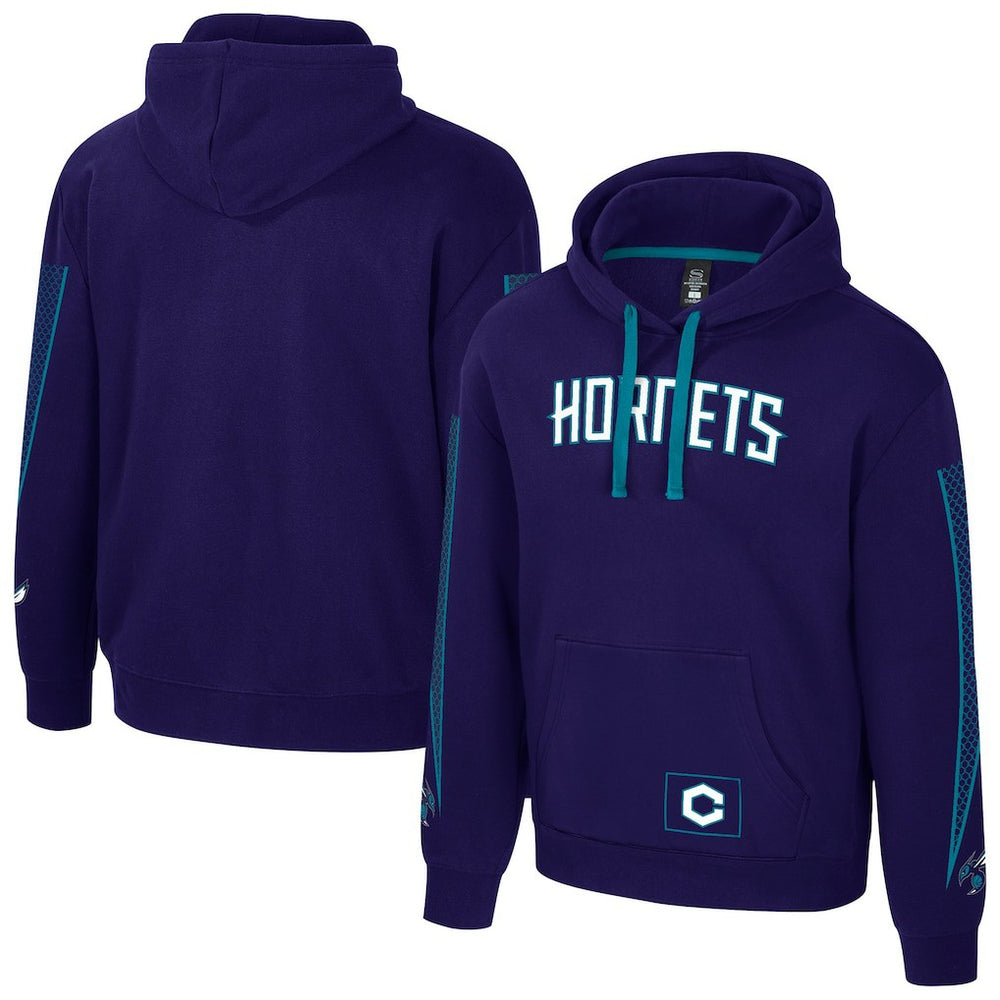 Purple Charlotte Hornets Stadium Essentials Unisex City Star Hoodie | NBA