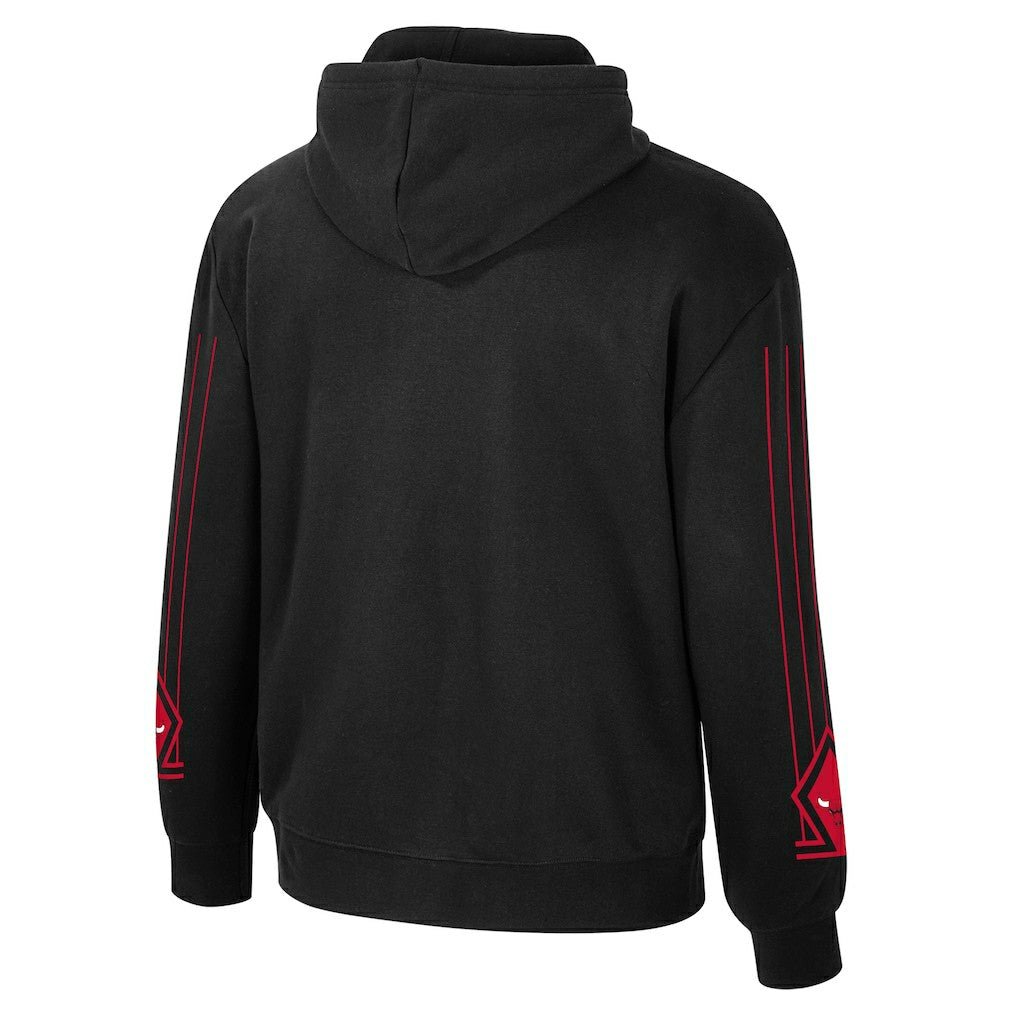 Black Chicago Bulls Stadium Essentials Unisex City Star Hoodie | NBA