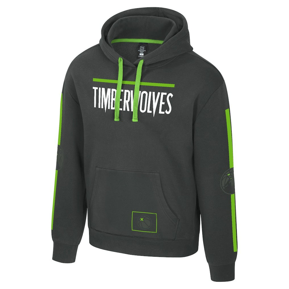 Charcoal Minnesota Timberwolves Stadium Essentials Unisex City Star Hoodie | NBA
