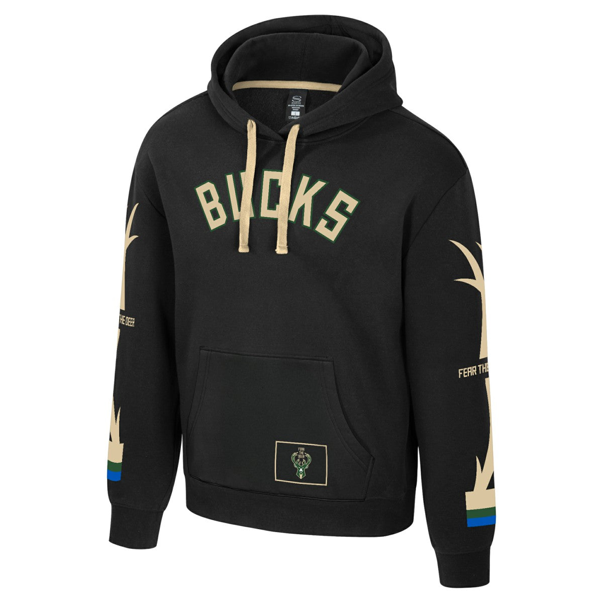 Black Milwaukee Bucks Stadium Essentials Unisex City Star Hoodie | NBA