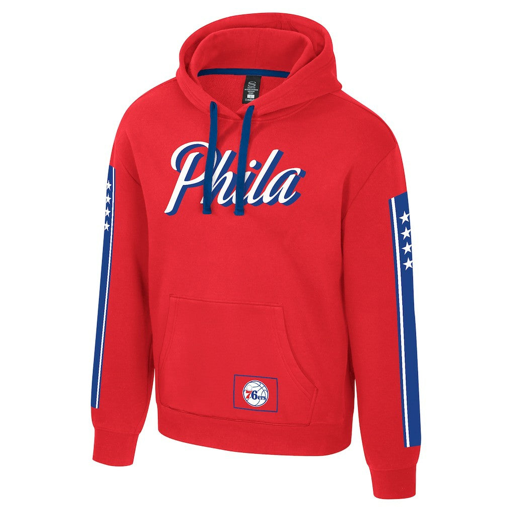 Red Philadelphia 76ers Stadium Essentials Unisex City Star Hoodie | NBA