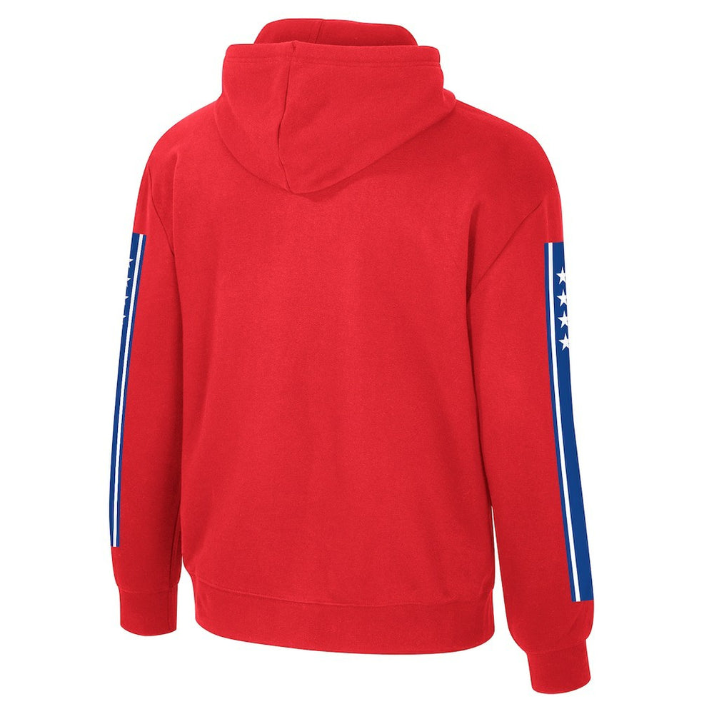 Red Philadelphia 76ers Stadium Essentials Unisex City Star Hoodie | NBA