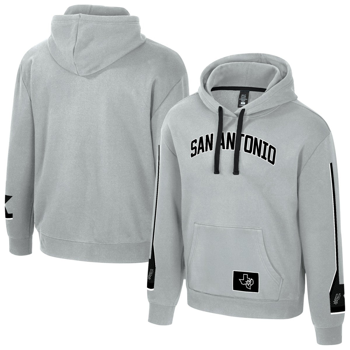 Silver San Antonio Spurs Stadium Essentials Unisex City Star Hoodie | NBA