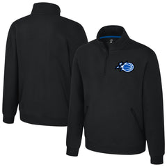 Black Orlando Magic Stadium Essentials Unisex Varsity Trainer Quarter-Zip Pullover | NBA