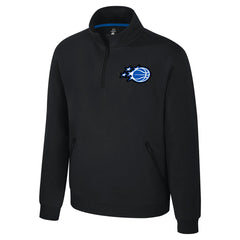 Black Orlando Magic Stadium Essentials Unisex Varsity Trainer Quarter-Zip Pullover | NBA