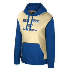 Cream New York Knicks Stadium Essentials Women's Rafters Road Trip Hoodie | NBA