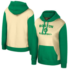 Cream Boston Celtics Stadium Essentials Women's Rafters Road Trip Hoodie | NBA