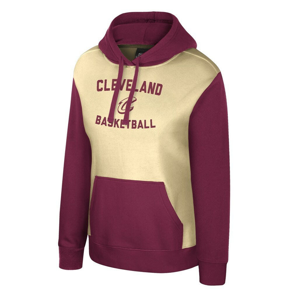 Cream Cleveland Cavaliers Stadium Essentials Women's Rafters Road Trip Hoodie sale | NBA