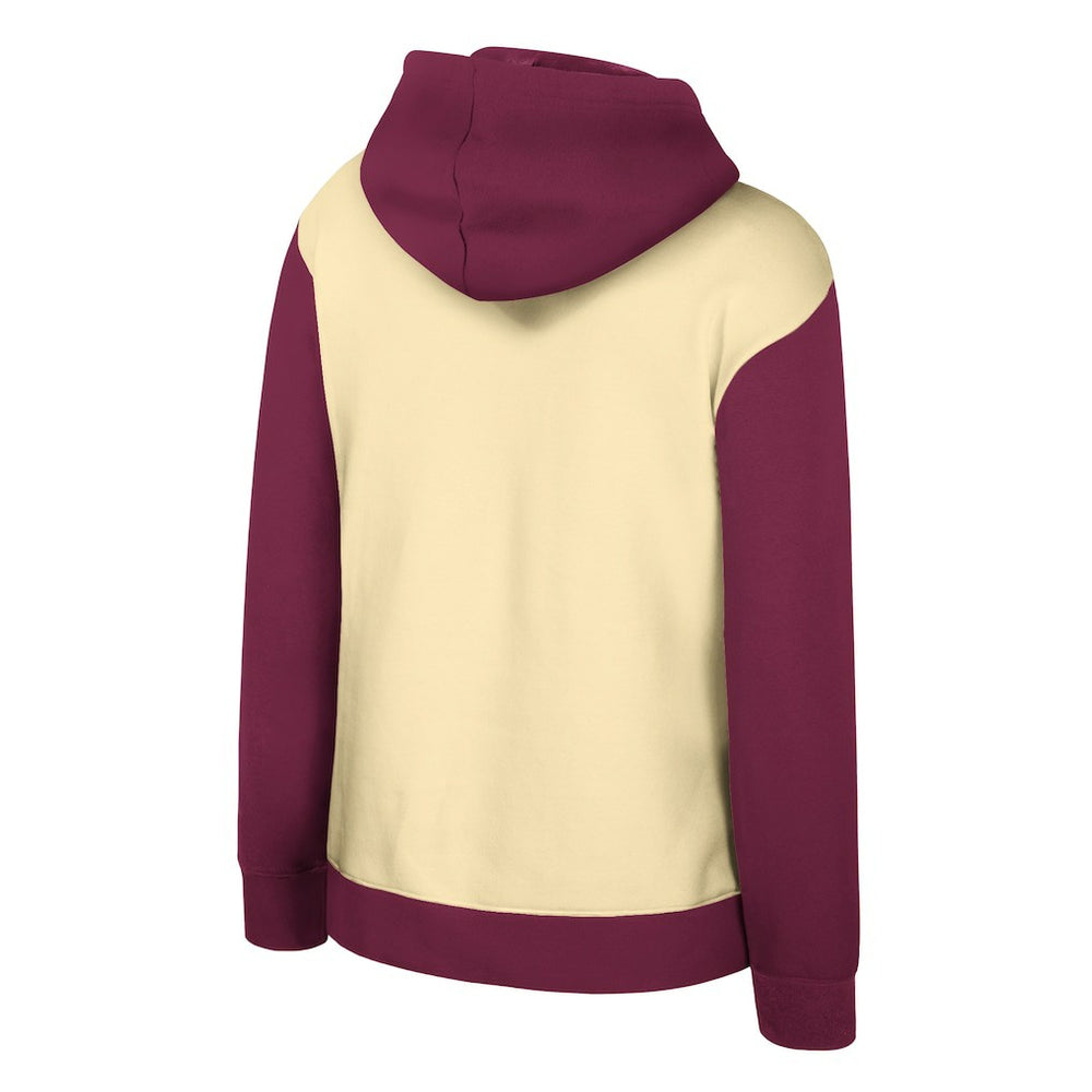 Cream Cleveland Cavaliers Stadium Essentials Women's Rafters Road Trip Hoodie sale | NBA
