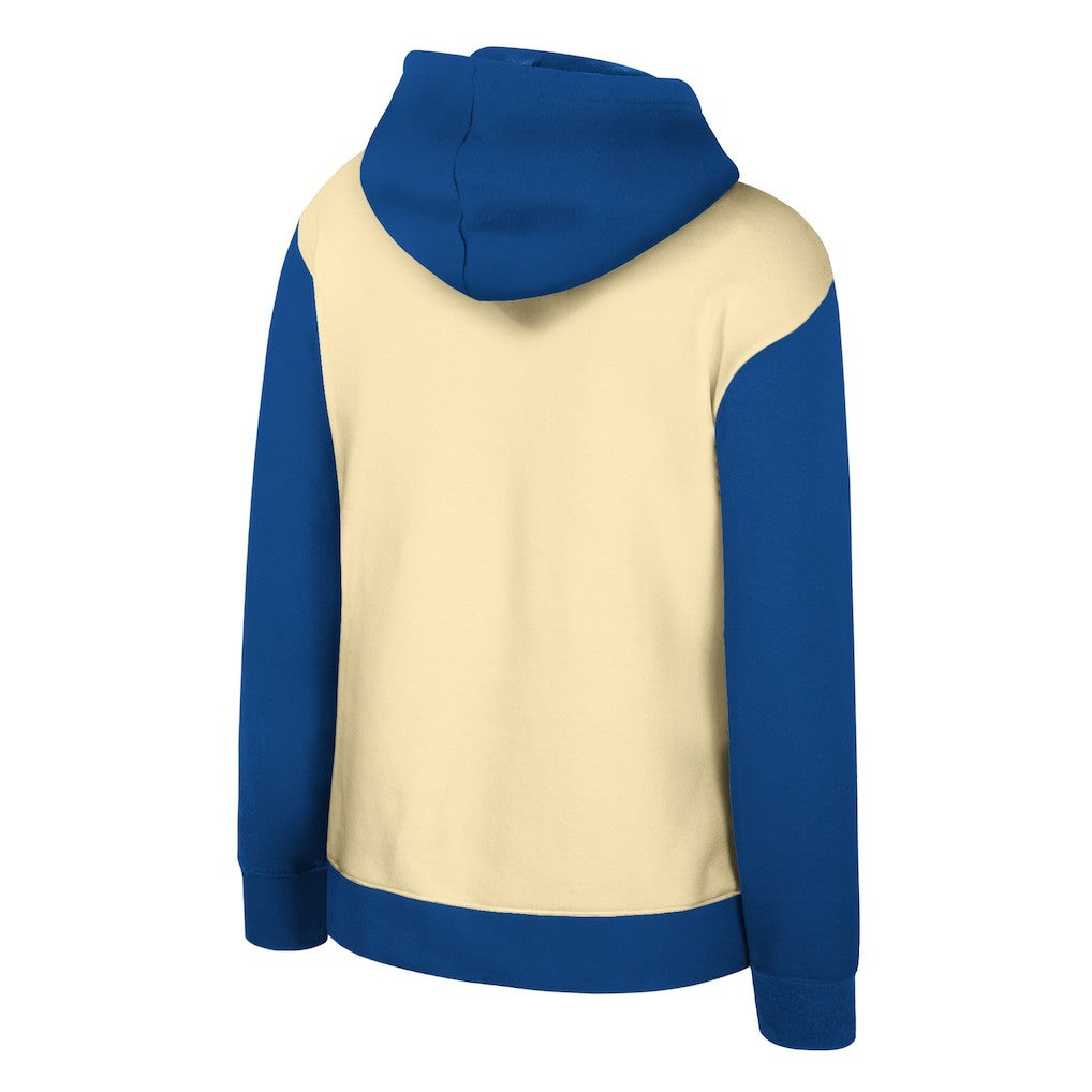Cream Golden State Warriors Stadium Essentials Women's Rafters Road Trip Hoodie sale | NBA