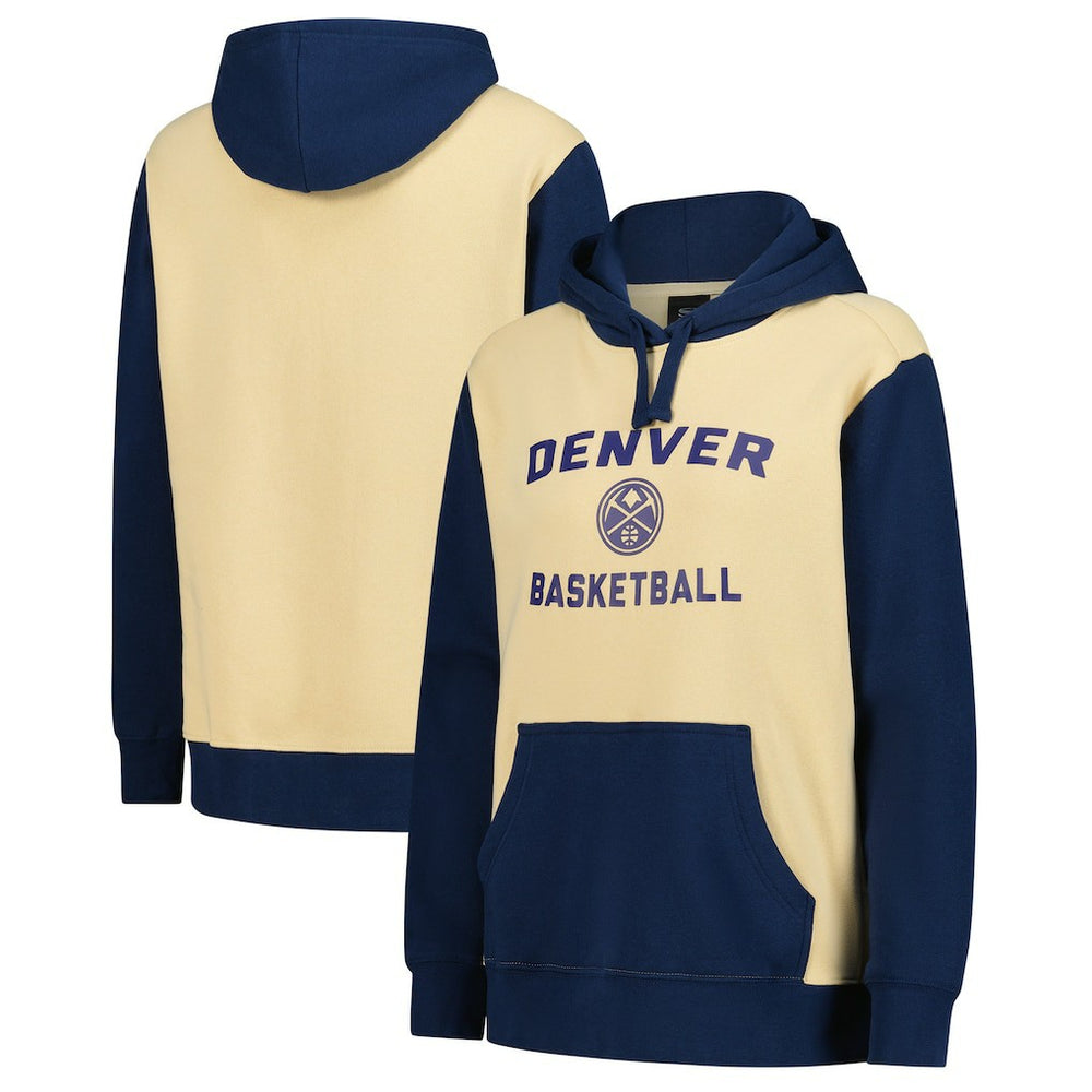 Cream Denver Nuggets Stadium Essentials Women's Rafters Road Trip Hoodie sale | NBA