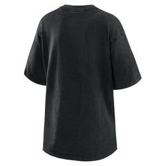 Black New York Knicks WEAR by Erin Andrews Women's Oversized Boyfriend T-Shirt | NBA