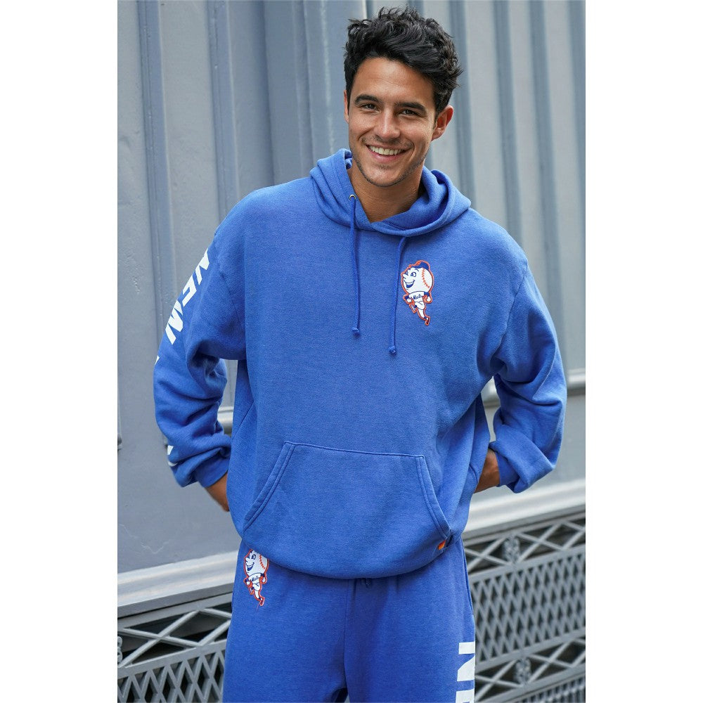 New York Mets Aviator Nation x MLB Unisex Relaxed Tri-Blend Hoodie - MLB Hoodies