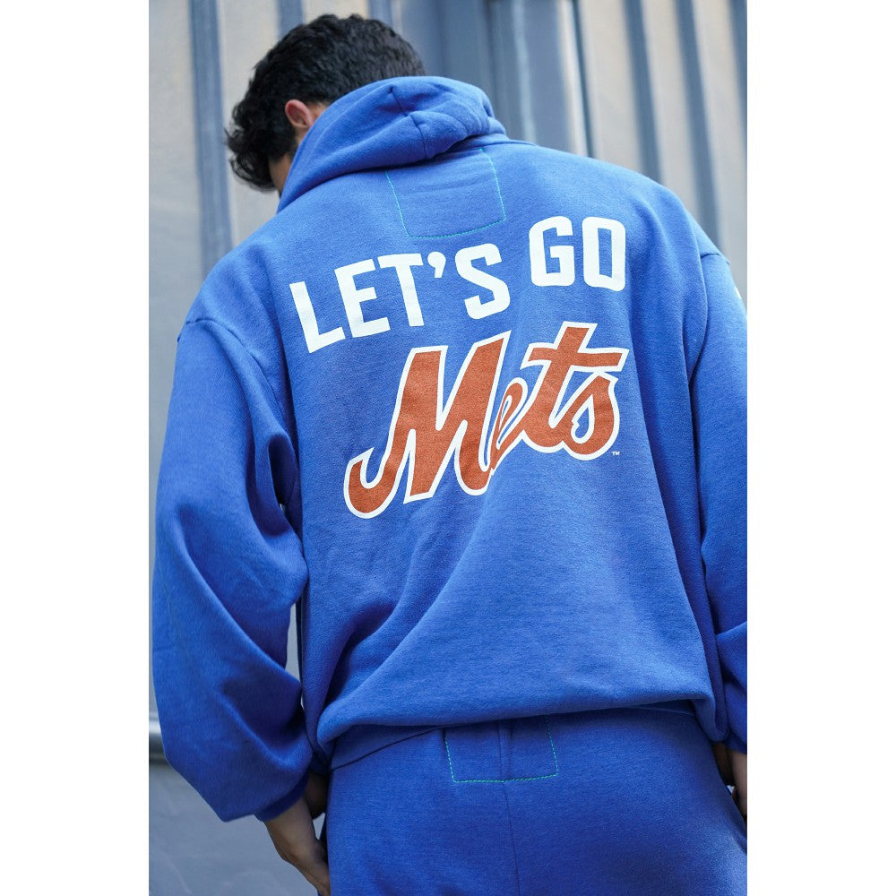 New York Mets Aviator Nation x MLB Unisex Relaxed Tri-Blend Hoodie - MLB Hoodies