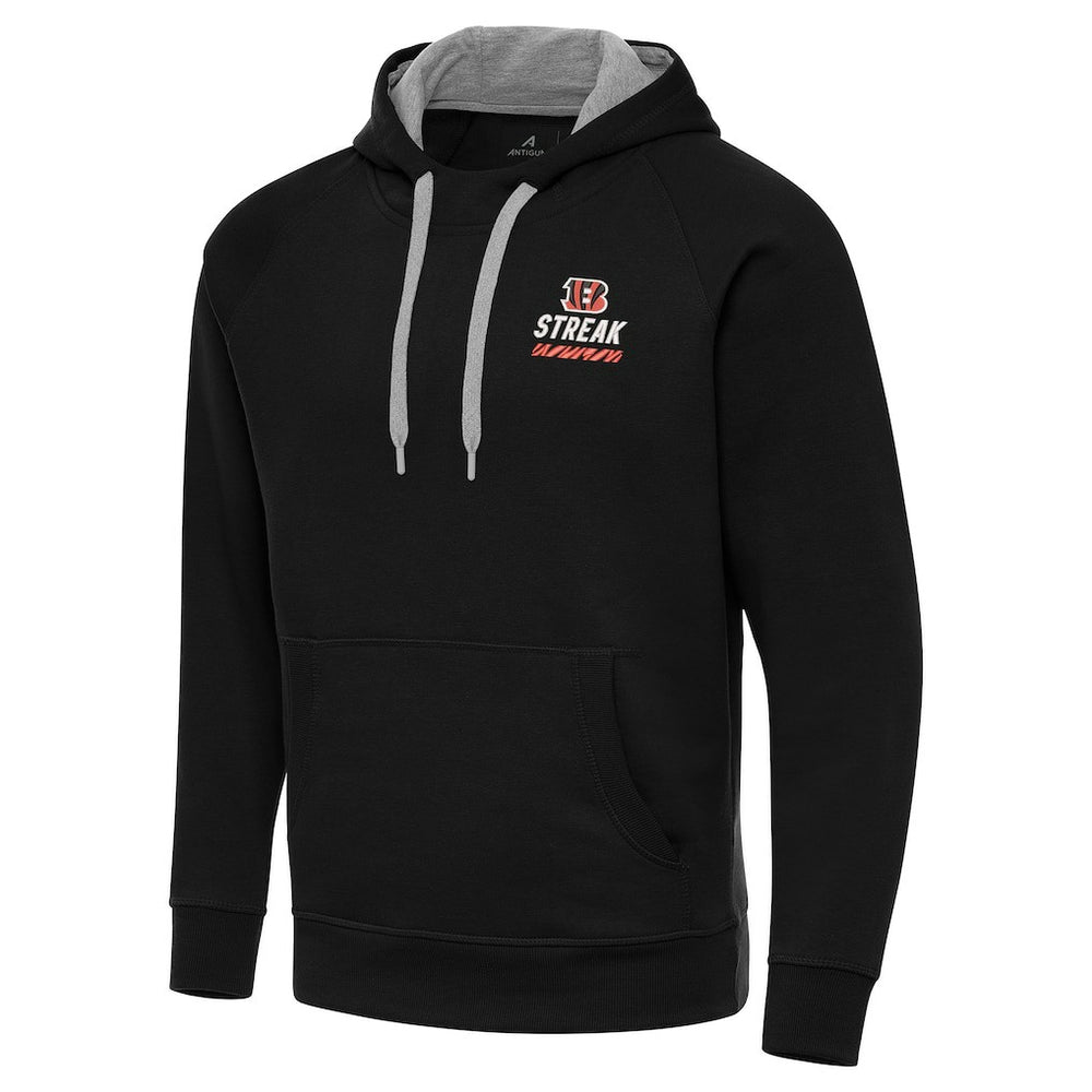 Cincinnati Bengals Antigua Streak Victory Pullover Hoodie | NFL Hot