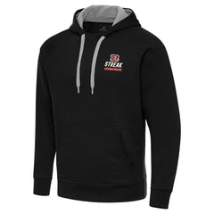 Cincinnati Bengals Antigua Streak Victory Pullover Hoodie | NFL Hot