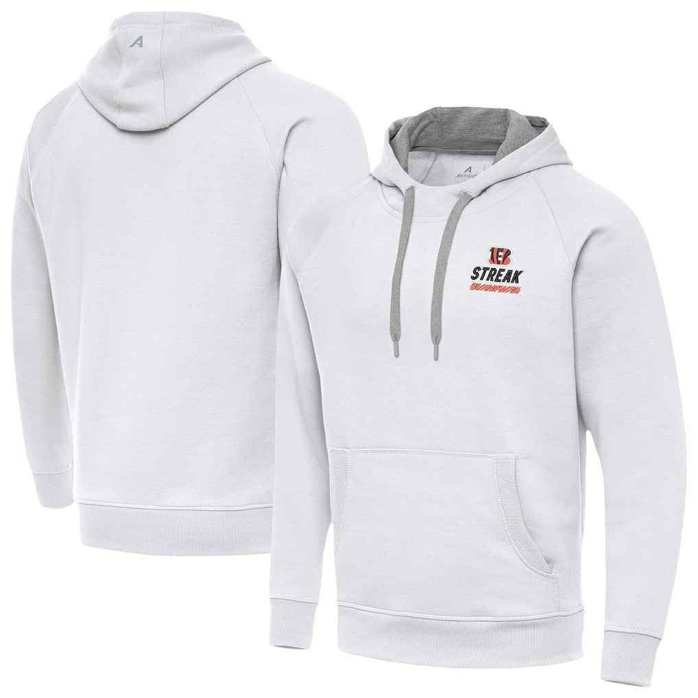 Cincinnati Bengals Antigua Streak Victory Pullover Hoodie | NFL US