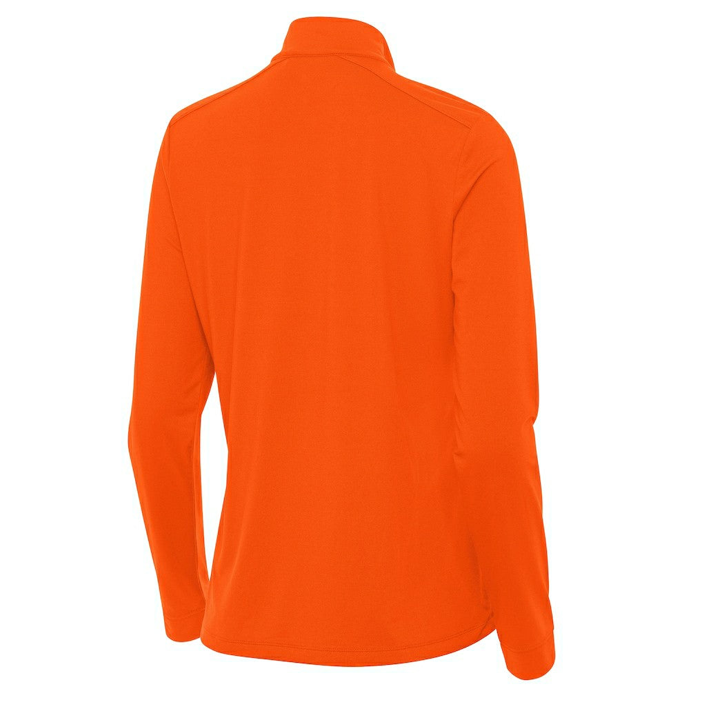 Cincinnati Bengals Antigua Women's Streak Intent Quarter-Zip Sweatshirt | NFL Discount