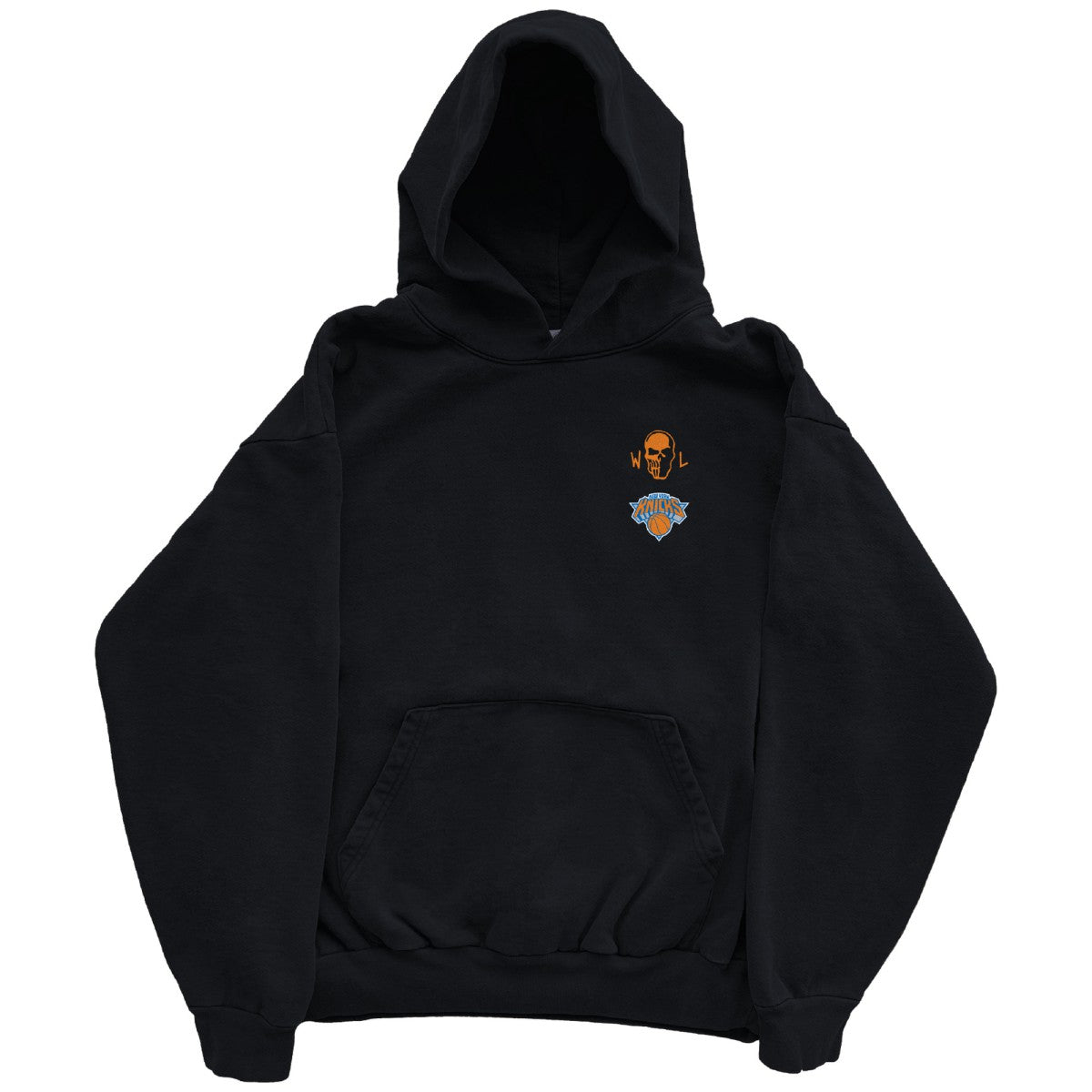 Black New York Knicks Warren Lotas x Fest Subway Hoodie | NBA