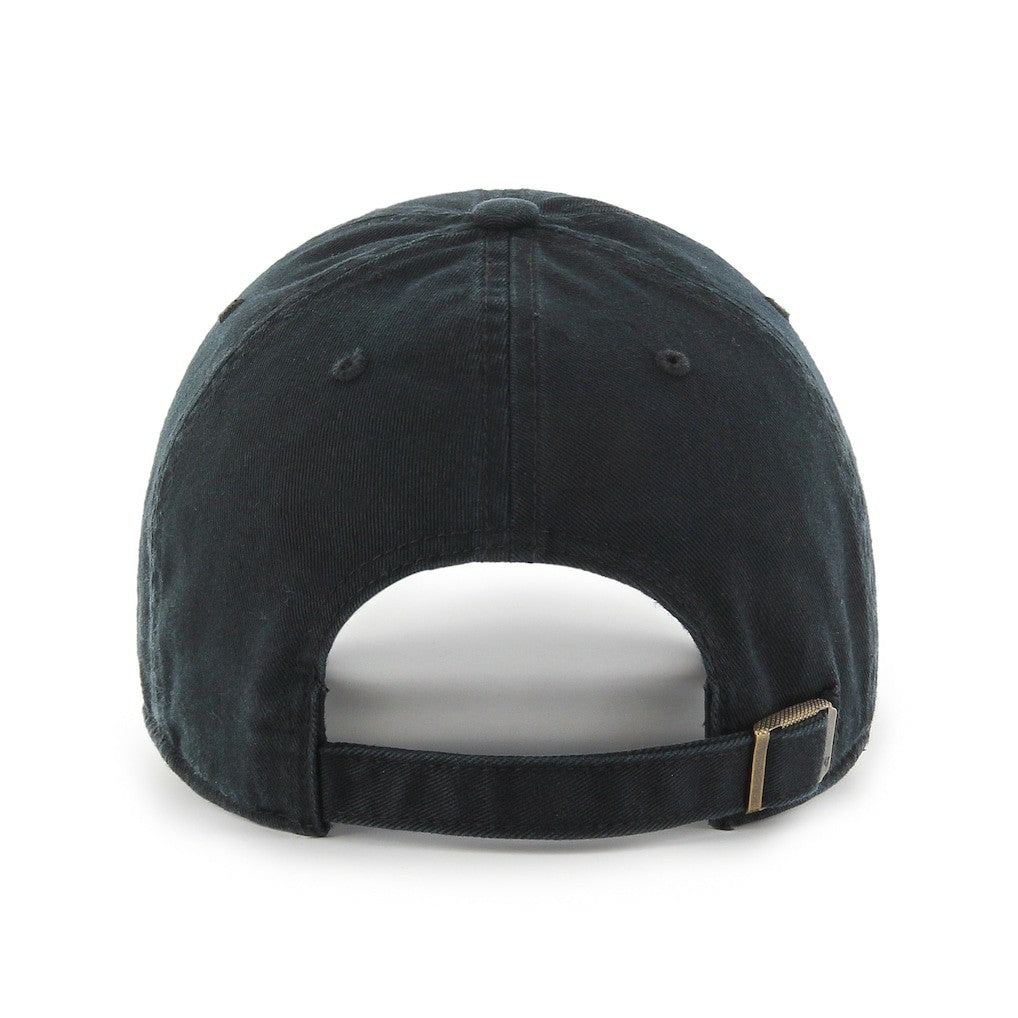 Black Indiana Pacers '47 Primary Logo Clean Up Adjustable Hat | NBA