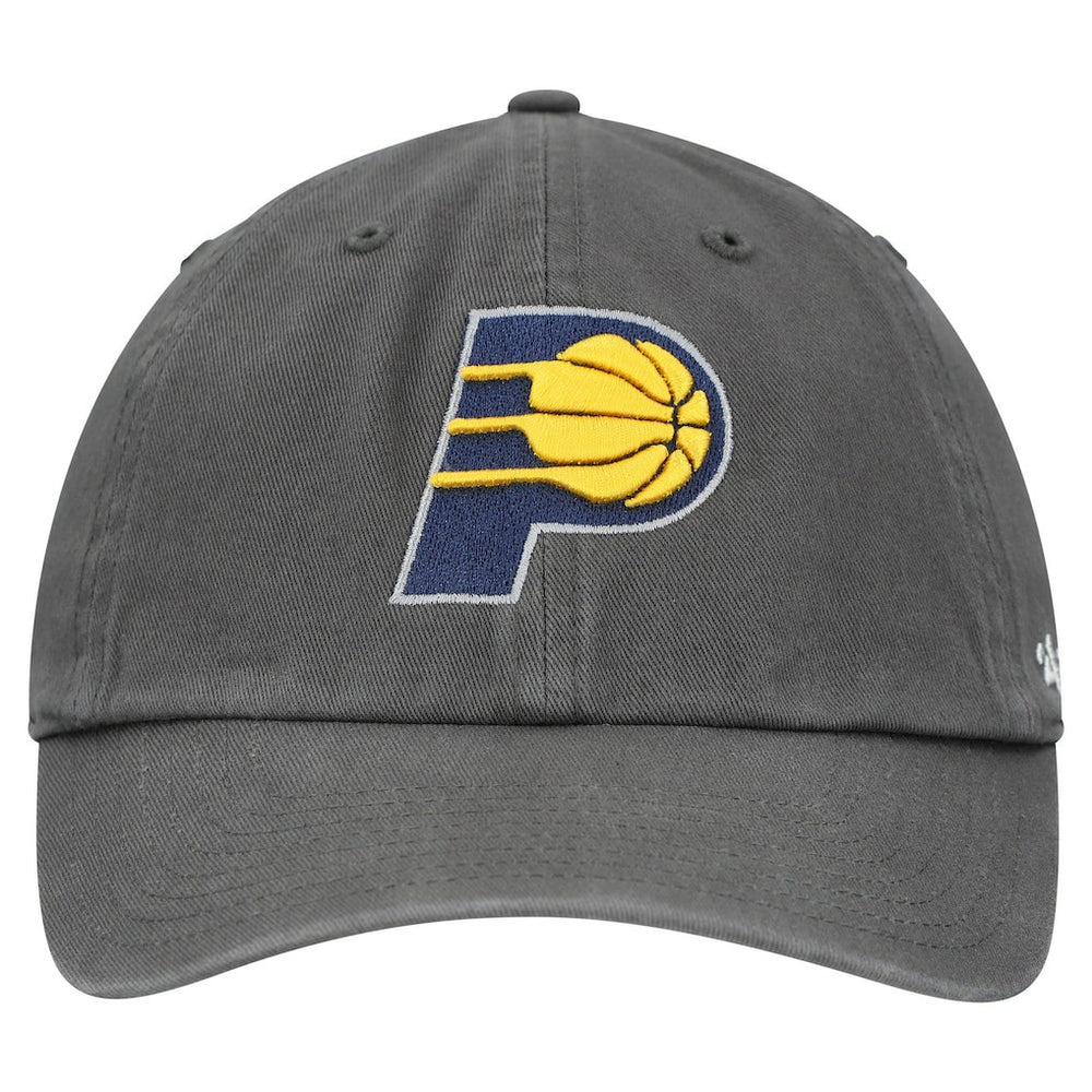 Charcoal Indiana Pacers '47 Primary Logo Clean Up Adjustable Hat | NBA