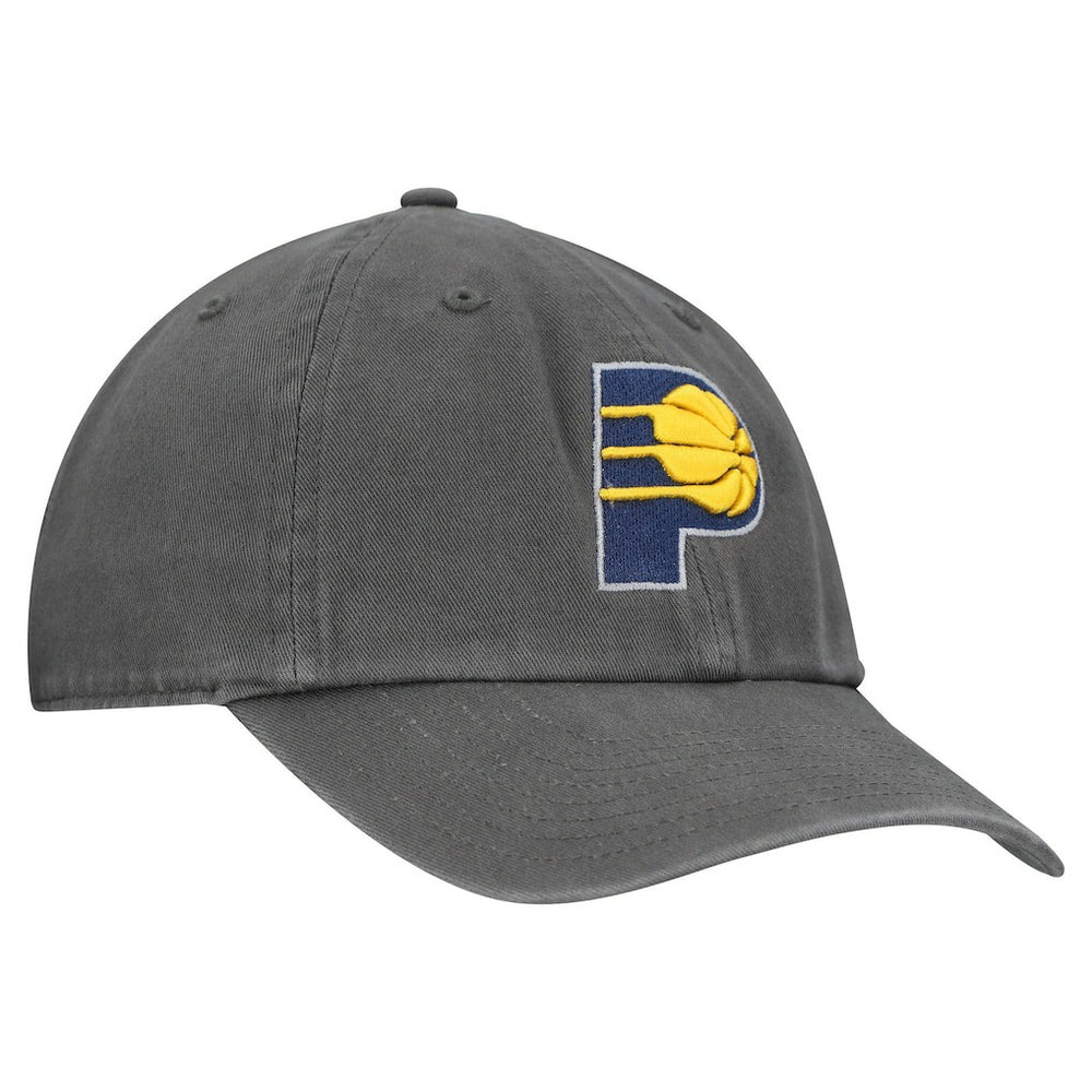 Charcoal Indiana Pacers '47 Primary Logo Clean Up Adjustable Hat | NBA