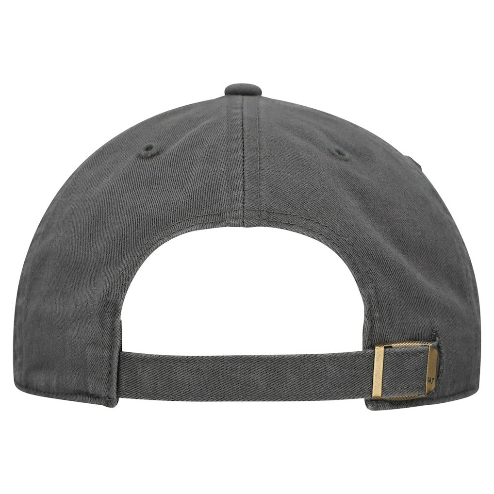 Charcoal Indiana Pacers '47 Primary Logo Clean Up Adjustable Hat | NBA