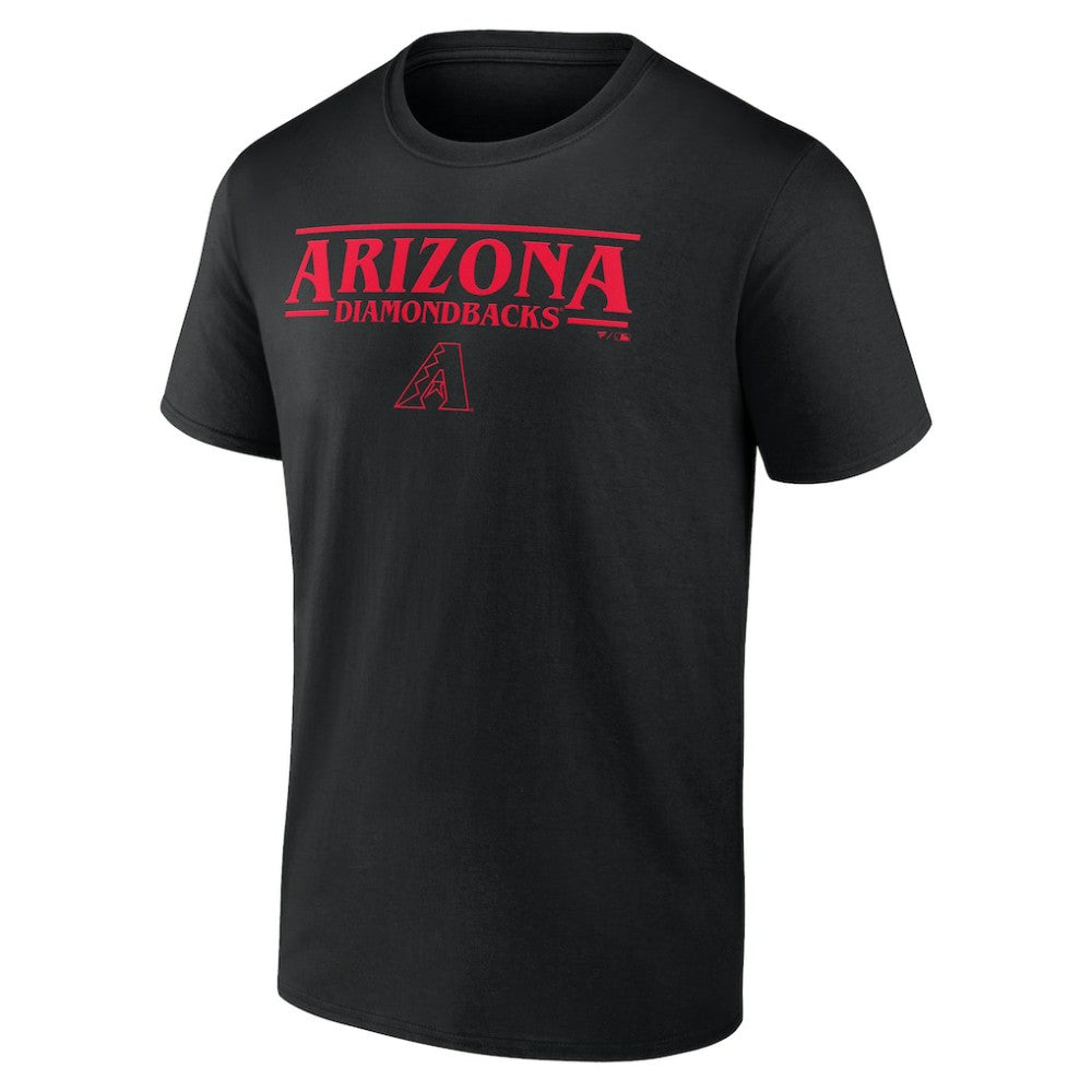 Arizona Diamondbacks Stranger Things Logo Lockup T-Shirt - MLB T-shirts